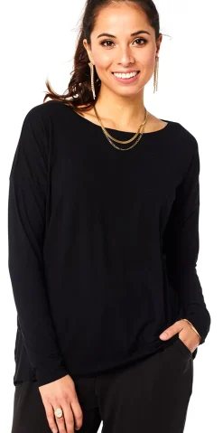 Alma bluse sort