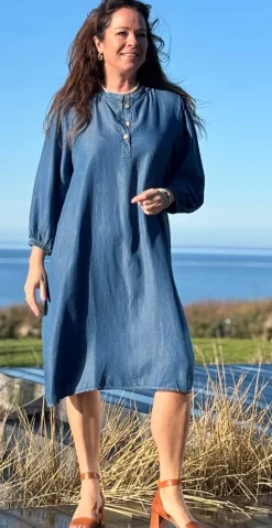 Alvilda denimkjole medium jeans LikeLondon