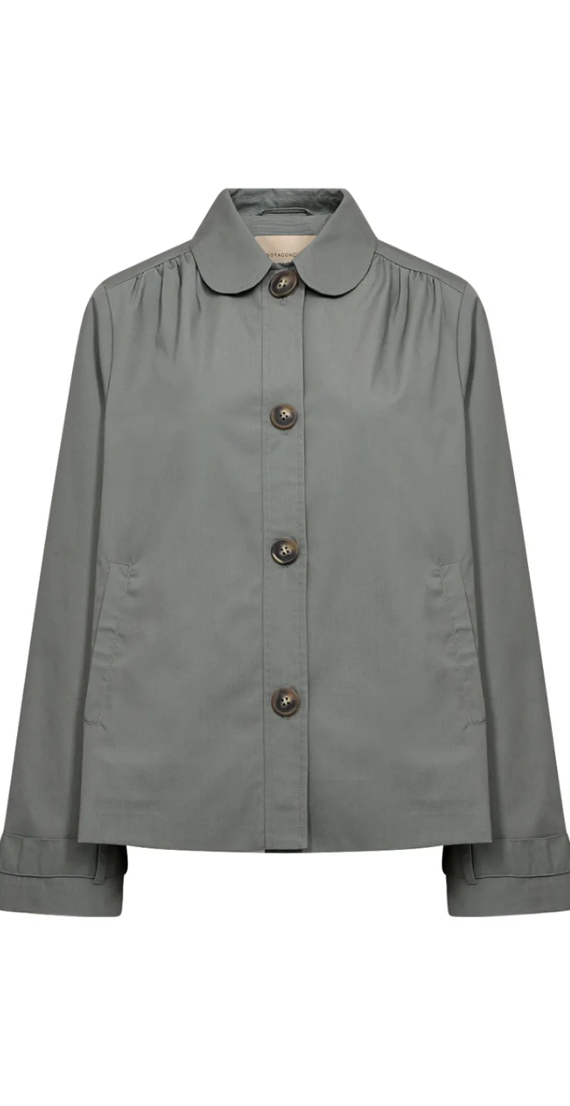 Anne jakke khaki LikeLondon