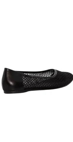 Ballerina med mesh sort