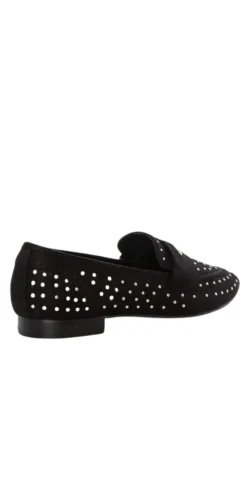 Ballerina-loafers med nitter sort