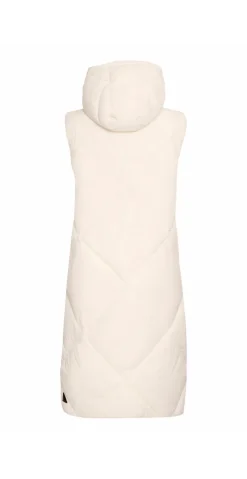 Bomina vest med lynlås birch