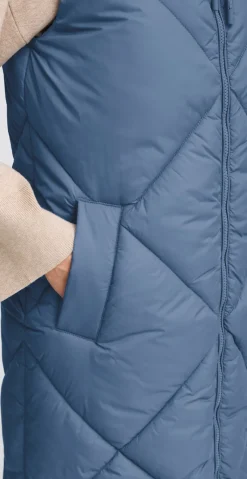Bomina vest med lynlås blue horizon