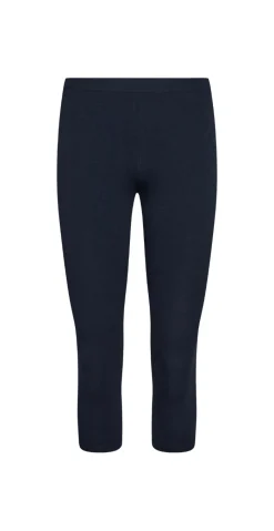 Capri leggings med bambus navy