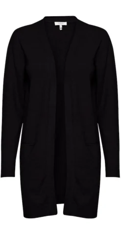 Cardigan i strik sort