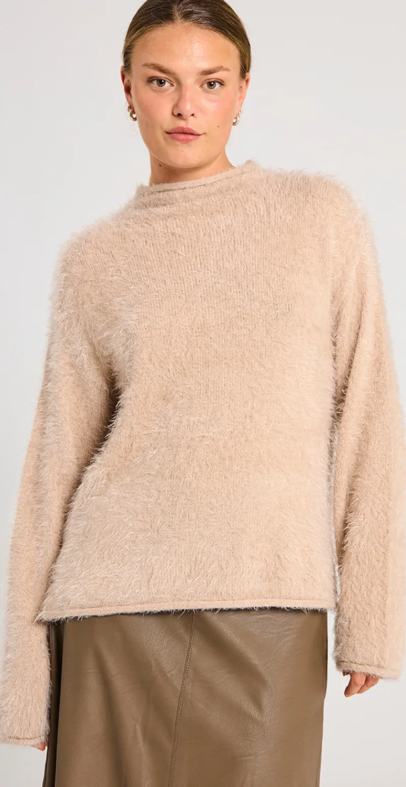 Cat Pullover simply taupe