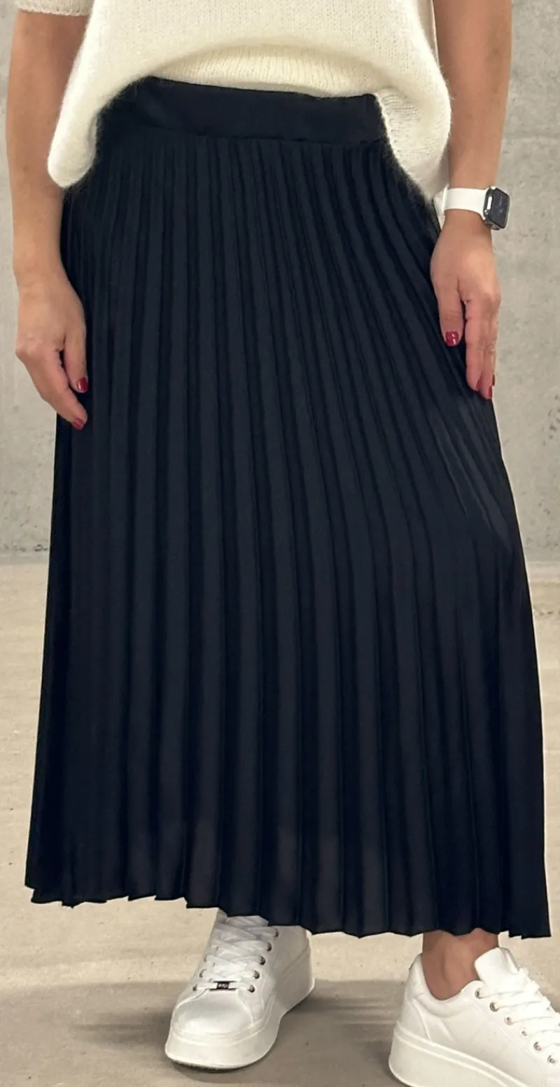 Celine plisseret nederdel sort LikeLondon By Christina