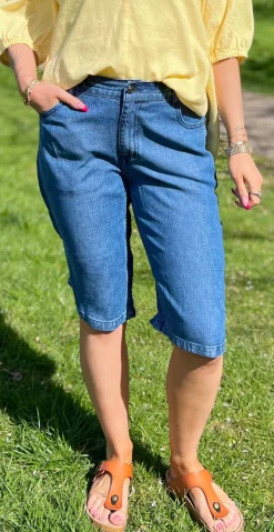 Cinda denimshorts medium blue