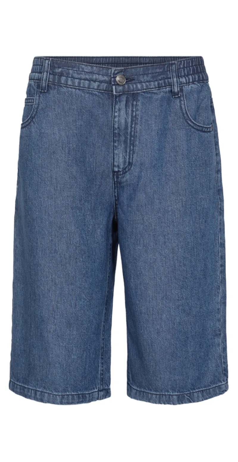 Cinda denimshorts medium blue