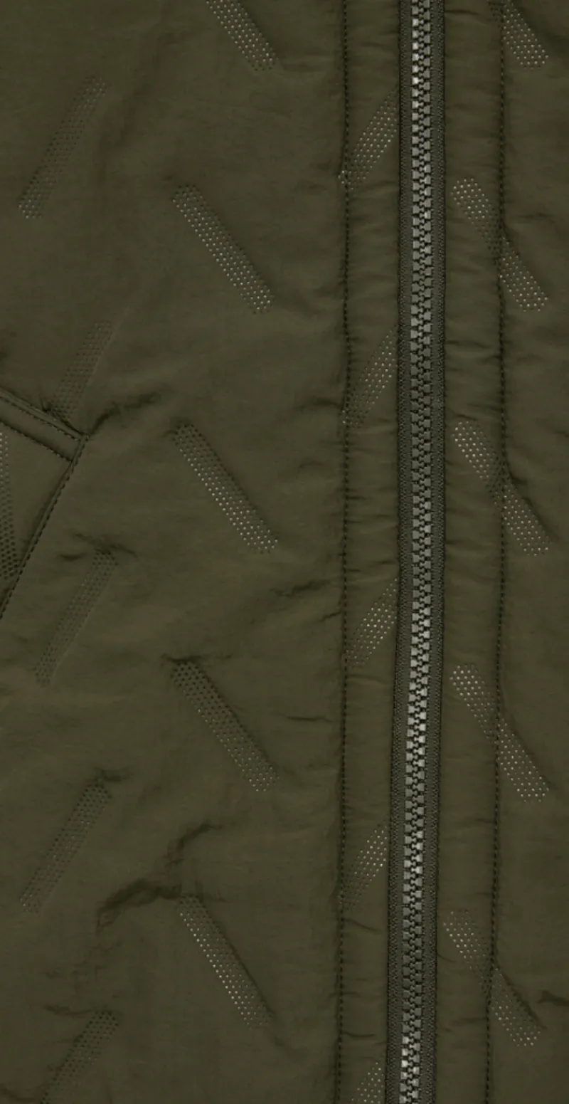Crown quiltet jakke Olive Night