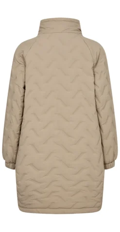 Crown quiltet jakke Simply Taupe