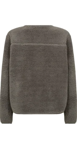 Darla teddy cardigan khaki
