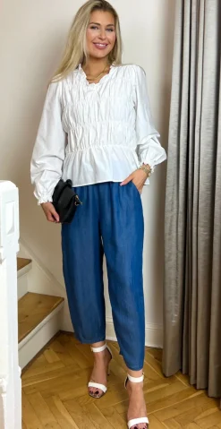 Debbie denimbukser 7/8 medium jeans tencel LikeLondon