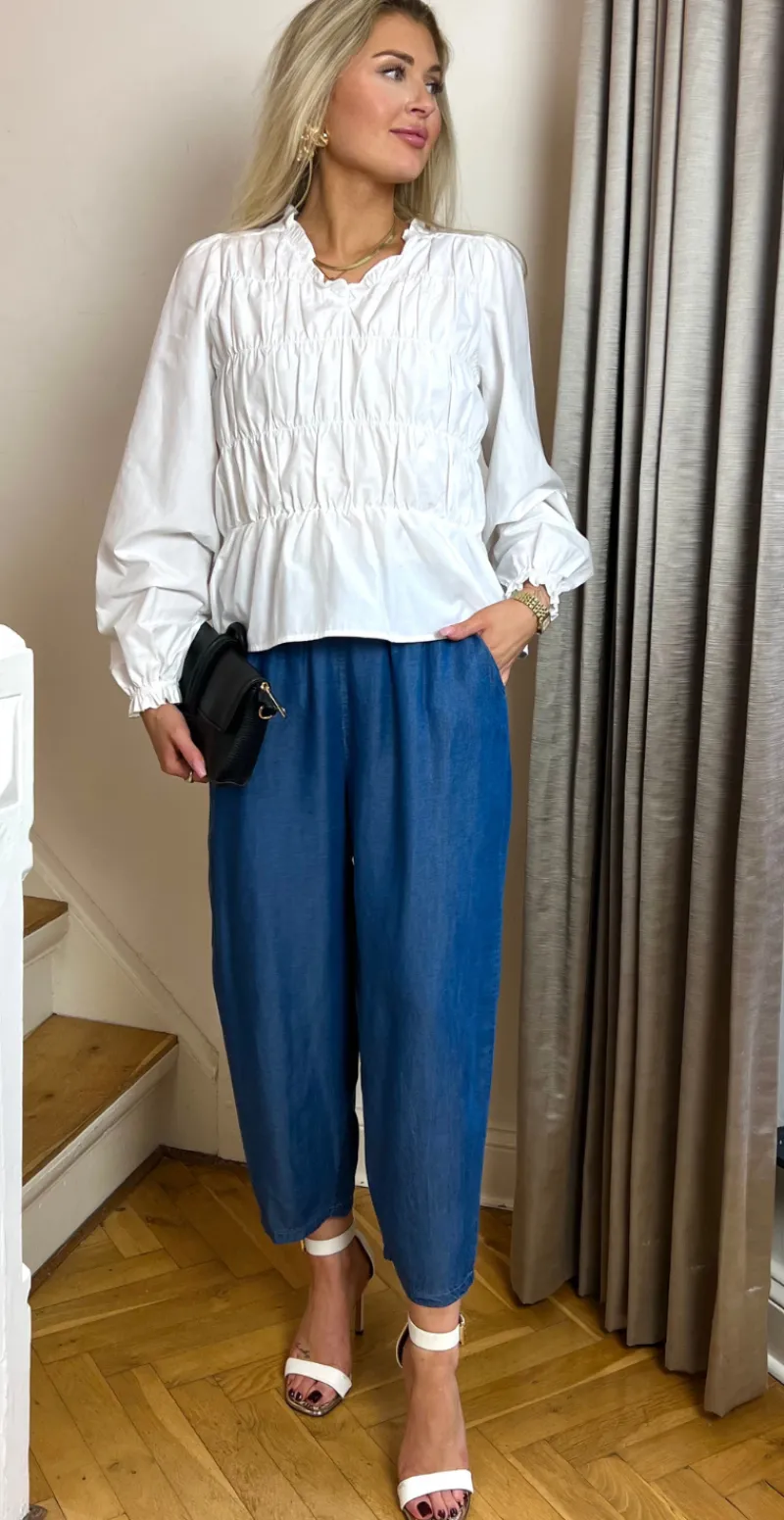 Debbie denimbukser 7/8 medium jeans tencel LikeLondon