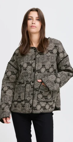 Delight jakke black mix