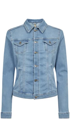 Denim jakke lysblå