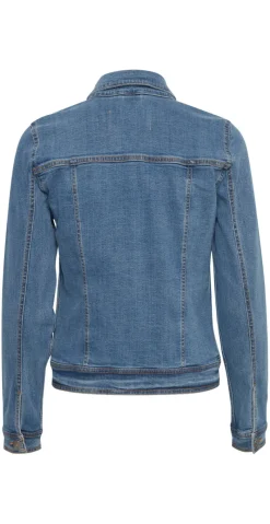 Denim jakke medium blå