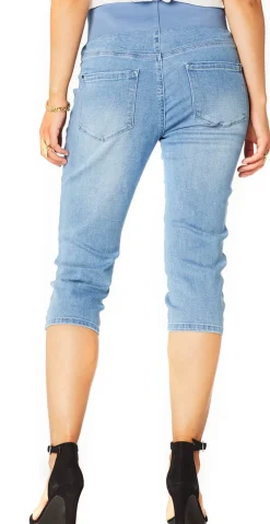 Denim shantal capri buks lysblå