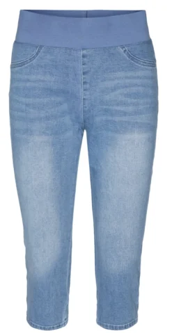 Denim shantal capri buks lysblå