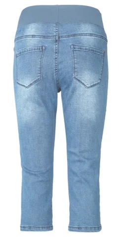 Denim shantal capri buks lysblå