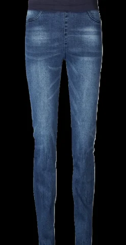 Denim shantal stretch buks medium blå