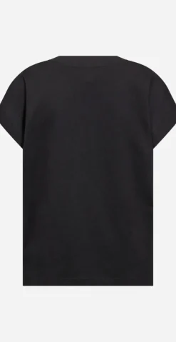 Derby t-shirt med v-hals sort
