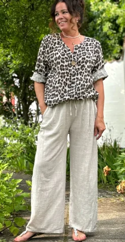 Elise ensfarvet buks beige LikeLondon