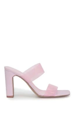 Gennemsigtige stiletter light purple
