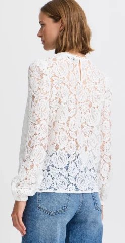 Gilace blonde bluse off white