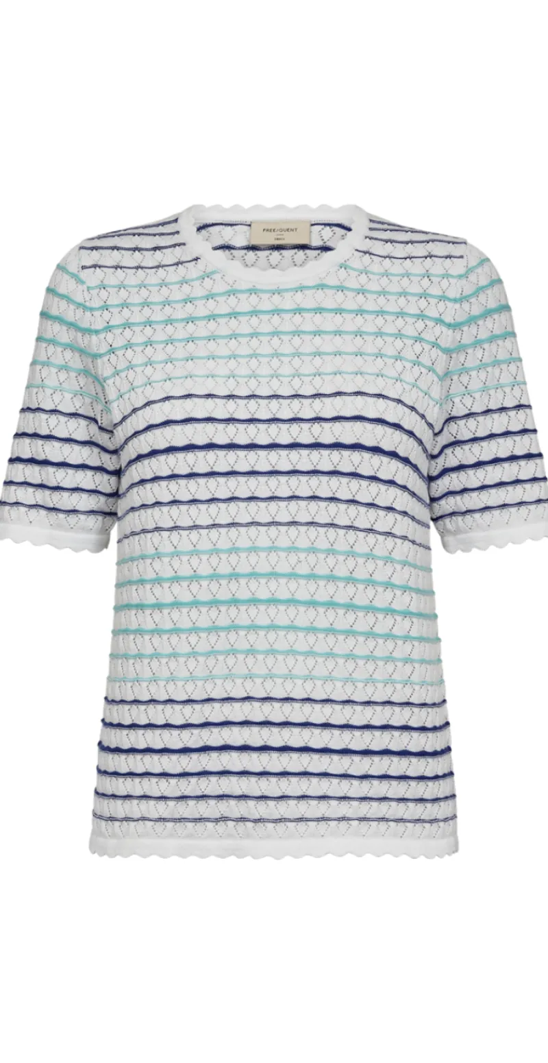 Gina pullover hvid/deep ultrama