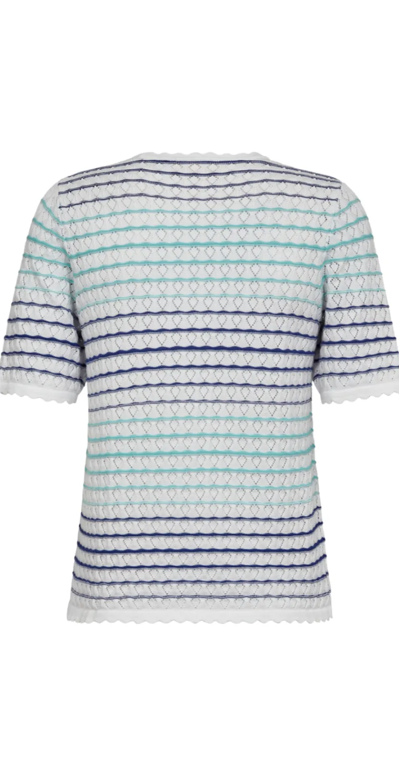 Gina pullover hvid/deep ultrama