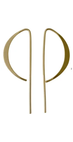 Guld feminin ørering