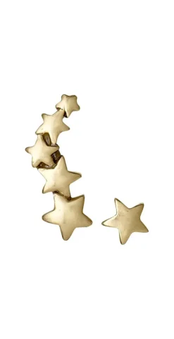 Guld stjerne ørestikker