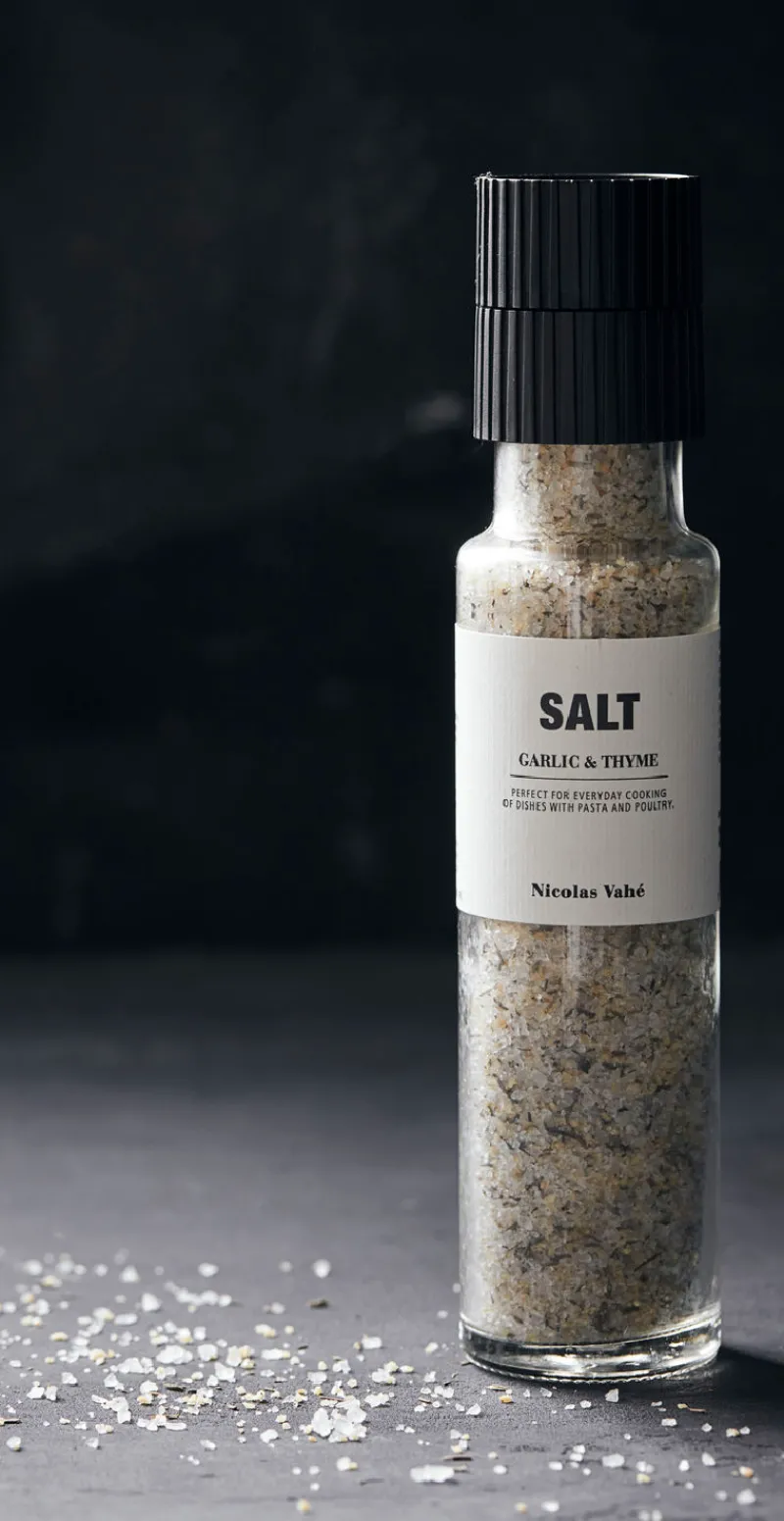 Havsalt med hvidløg og timian