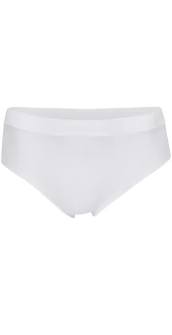 Hvid microfiber hipster trusser