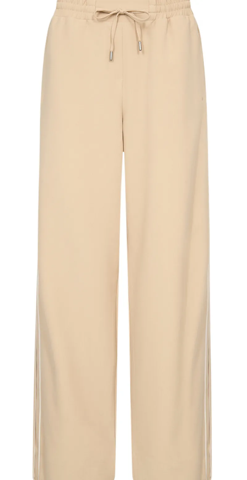 Ilva bukser med stribe beige LikeLondon