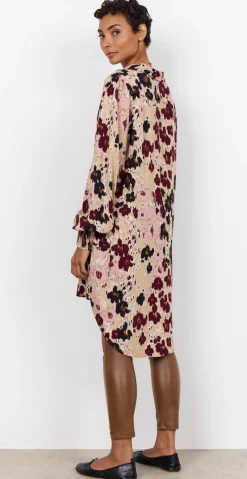 Irena tunika med blomsterprint blomme