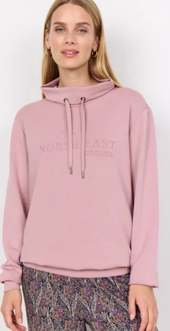 Isabella sweatshirt i modal kvalitet gammelrosa