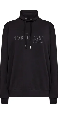 Isabella sweatshirt i modal kvalitet sort