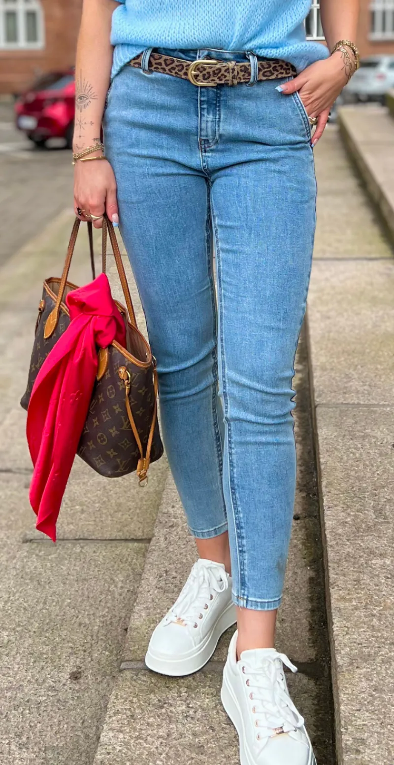Jane denim buks lysblå