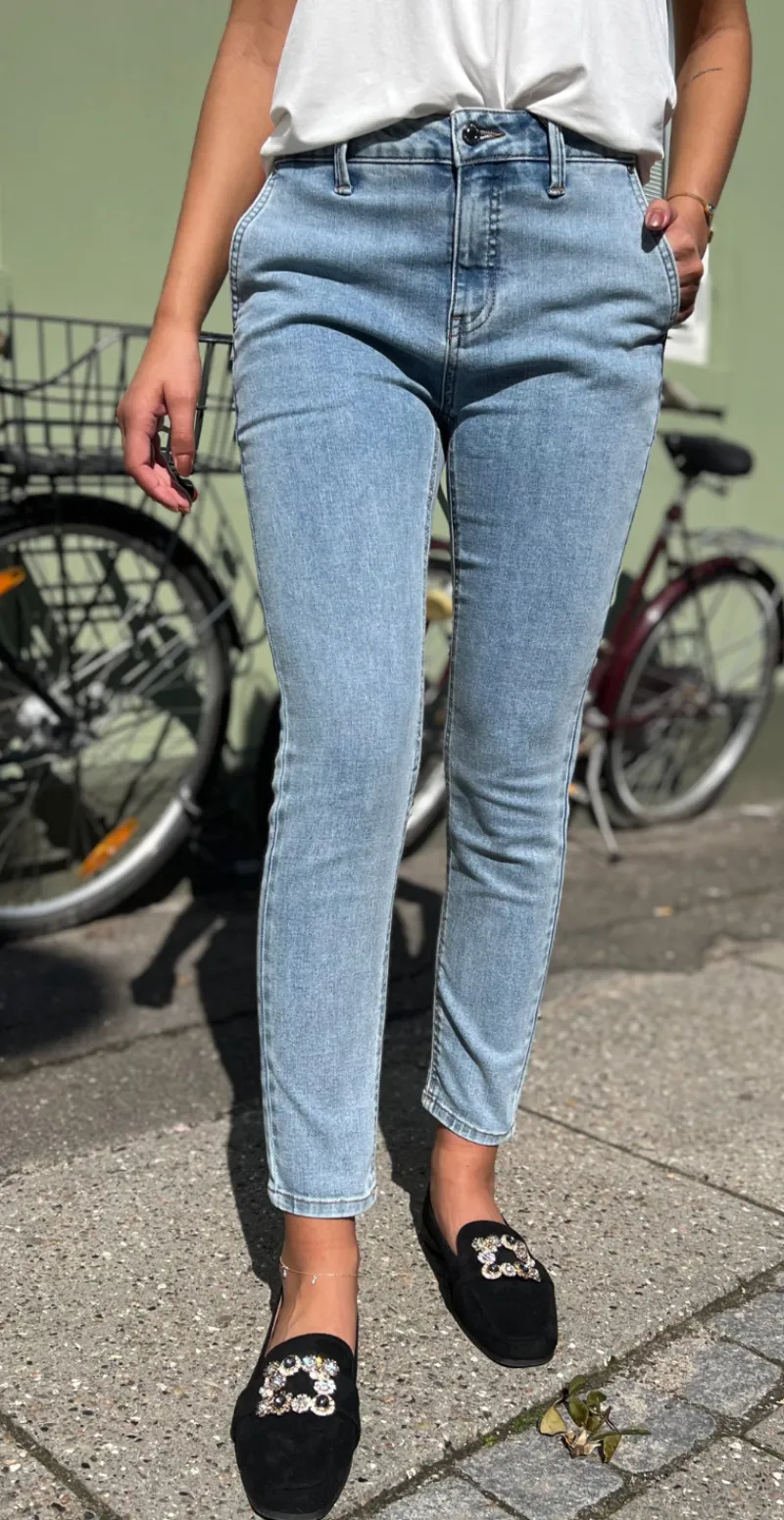Jane denim buks lysblå