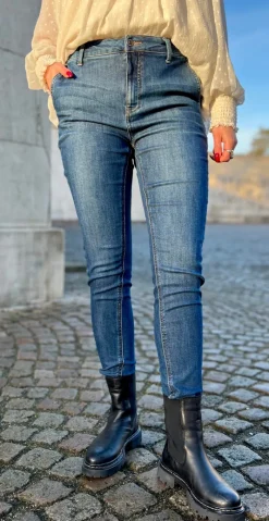 Jane denim buks medium blå