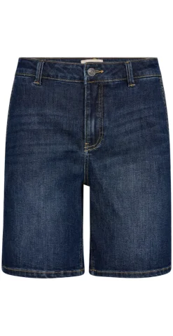 Jane denimshort mediumblå