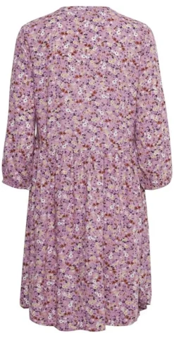Joella kjole med knapstolpe ash rose mix