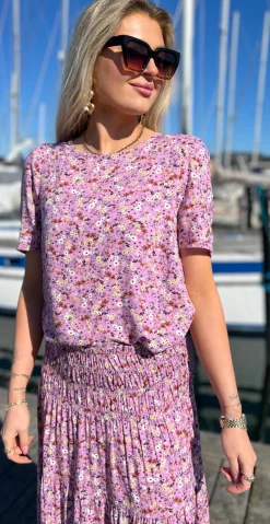 Joella t-shirt ash rose mix