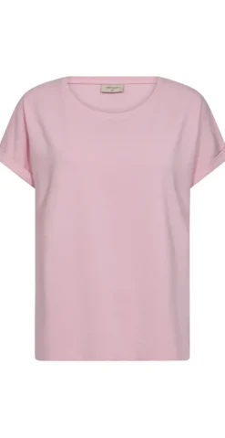 Joke bluse med opsmøg lilac sachet