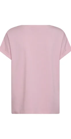 Joke bluse med opsmøg lilac sachet