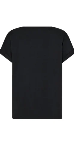 Joke bluse med opsmøg sort