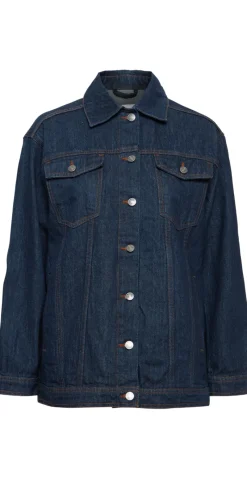 Kalo oversize denim jakke dark blue