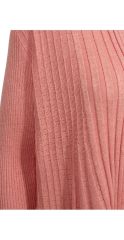 Kort claudisse cardigan burnt coral melange